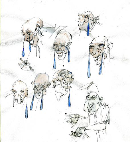 Cartoon: Sommerloch (medium) by herranderl tagged sommer,sonne,kopfschuss
