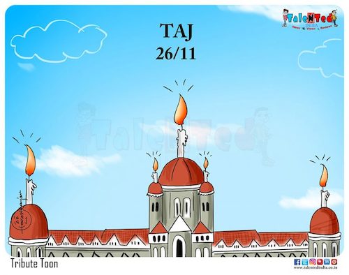 Cartoon: Mumbai attack tribute to innoc (medium) by Talented India tagged cartoon,talented,talentedview,talentedindia,talentednews