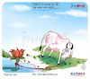Cartoon: The only way to win the cow ... (small) by Talented India tagged cartoon,talented,talentedview,talentednews