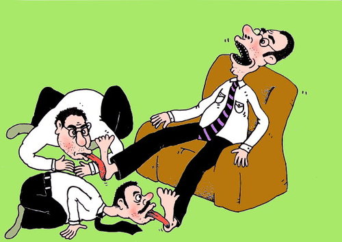 Cartoon: Boss (medium) by Barcarole tagged boss
