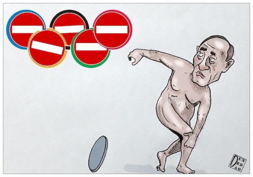 Cartoon: Doping Russia (medium) by Christi tagged olimpiadi,russia,doping,campionatidelmondo,putin