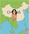 Cartoon: Cina arresto della giornalista (small) by Christi tagged cina,pechino,giornalista,covid,whuan