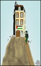 Cartoon: Palestina (small) by Christi tagged palestina,gerusalemme,israele,casa,piliziaetnica