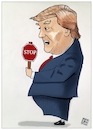 Cartoon: Trump shutdown (small) by Christi tagged trump,shutdown