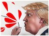 Cartoon: Trump wants to ban Huawei. (small) by Christi tagged trump,huawei