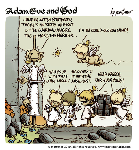 Adam Eve and God 46