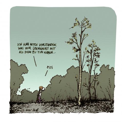 Cartoon: Eine wundervolle Welt (medium) by mortimer tagged mortimer,mortimeriadas,cartoon