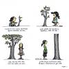 Cartoon: Abraza arboles 1 de 4 (small) by mortimer tagged mortimer,mortimeriadas,cartoon,arbol,treebeing,deforestation,tree,hugger,abraza,arboles,abrazarboles,comic,ecologia