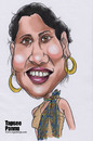 Cartoon: Tapsee pannu (small) by sugumarje tagged tapsee,pannu,caricature,sugumarje