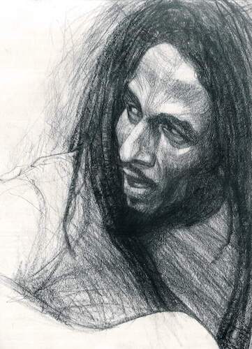 Cartoon: Bob Marley (medium) by Sajith Bandara tagged marley