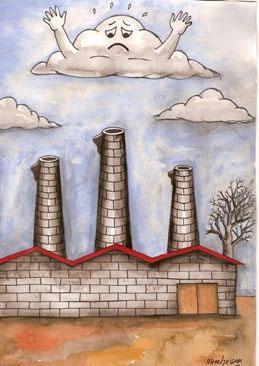 Cartoon: industrialization (medium) by menekse cam tagged industrialization