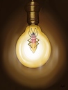 Cartoon: Energy Crisis and Possibilities (small) by menekse cam tagged energy,crisis,possibilty,firefly,bulb,yimittos,greece,honorary,award