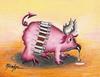 Cartoon: mutation (small) by menekse cam tagged mutation,virus,pig,flu,world,health,organization