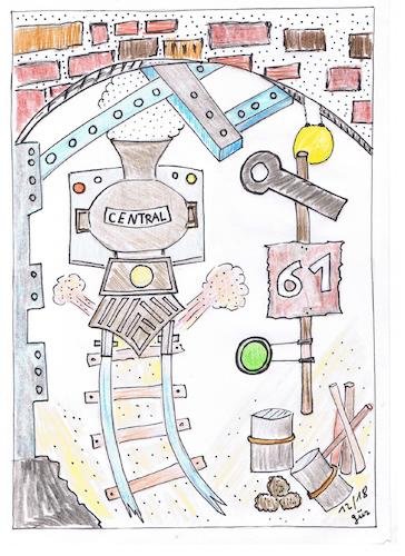 Cartoon: Central Station Track 61 (medium) by skätch-up tagged track,61,central,station,gleis,geheimes,bahnhof,new,york,top,secret,lokomotive,eisenbahn,railway