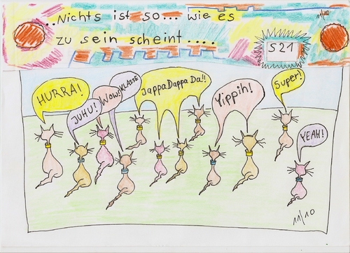 Cartoon: S 21 part one (medium) by skätch-up tagged hauptbahnhof,21,stuttgart,s21