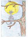 Cartoon: EL GATO in the Moonlight (small) by skätch-up tagged el,gato,moon,night,moonlight,cat,katze