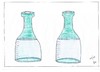Cartoon: HALB VOLL und HALB LEER (small) by skätch-up tagged stblasien,kohlwaldklinik,flasche,halbvoll,halbleer,positiv,negative,einstellung,ansichtssache