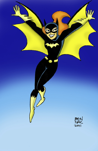 Cartoon: Batgirl (medium) by bennaccartoons tagged batgirl,bruce,timm