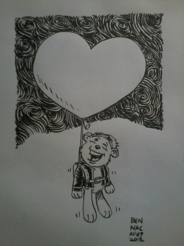 Cartoon: The love of a bear (medium) by bennaccartoons tagged bennac,and,lynn