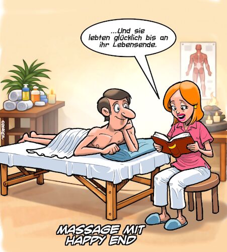 Cartoon: Happy End (medium) by Chris Berger tagged massage,thai,happy,end,bordell,masseuse,puff,massage,thai,happy,end,bordell,masseuse,puff
