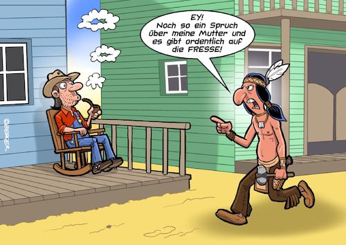 Cartoon: Rauchzeichen (medium) by Chris Berger tagged rauchsignale,rauchzeichen,indianer,cowboy,wild,west,rauchsignale,rauchzeichen,indianer,cowboy,wild,west