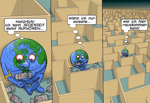 Cartoon: Suchtverhalten (medium) by Chris Berger tagged sucht,erdöl,rohstoffe,welt,sucht,erdöl,rohstoffe,welt