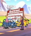 Cartoon: Ablenkung (small) by Chris Berger tagged autobahn,plakat,ablenkung,smartphone,handy,kampagne,unfall