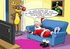 Cartoon: Ausgelagert (small) by Joshua Aaron tagged santa,rudolph,weihnachten,xmas,job,arbeitslos