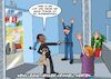 Cartoon: Banküberfall (small) by Joshua Aaron tagged legastheniker,kriminell,bankraub,überfall