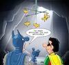 Cartoon: Batmobil (small) by Chris Berger tagged batman,robin,batmobil,mobile,comic,cartoon