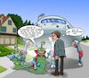 Cartoon: Begegnung der dritten Art (small) by Chris Berger tagged close,encounters,third,kind,alien,ausserirdische,ufo