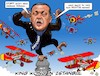 Cartoon: Erdogan King Kong (small) by Joshua Aaron tagged erdogan,kritiker,regierungsgegner
