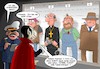 Cartoon: Gegenüberstellung (small) by Joshua Aaron tagged vampir,dracula,holzpflock,gegenueberstellung,polizei,van,helsing,pfarrer,gut,böse
