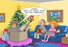 Cartoon: Geschenk (small) by Joshua Aaron tagged weihnachten,xmas,santa,klaus,geschenke