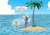 Cartoon: Hygiene geht vor (small) by Chris Berger tagged mundschutz,nasenschutz,covid,corona,hygienemassnahmen,pandemie,insel