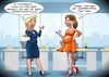 Cartoon: In freudiger Erwartung? (small) by Joshua Aaron tagged quarantäne,schwangerschaft,fast,food,essen,covid,19,corona,virus,epidemie,pandemie
