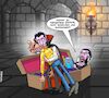Cartoon: Manieren (small) by Chris Berger tagged dracula,vampir,schlürfen,schmatzen,ehe,streit,opfer
