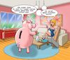 Cartoon: Sparschwein (small) by Chris Berger tagged ehe,hochzeit,geld,reichtum,sparen,ehefrau,cougar,golddigger,schwein