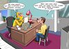 Cartoon: Test (small) by Joshua Aaron tagged arzt,test,covid,19,corona,virus,epidemie,pandemie