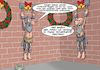 Cartoon: Weihnachtsstimmung (small) by Joshua Aaron tagged kerker,folter,corona,covid,weihnachten,abstandsregeln