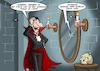 Cartoon: Zauberspiegel (small) by Joshua Aaron tagged spiegel,märchen,schneewittchen,snowwhite,vampir,dracula,kein,spiegelbild