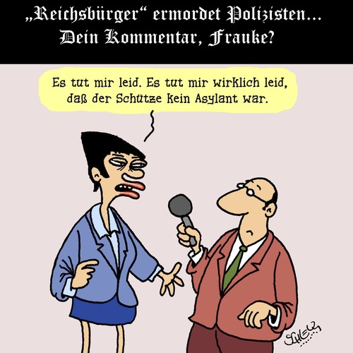 Cartoon: Der Kommentar (medium) by Karsten Schley tagged reichsbürger,neonazis,kriminalität,terrorismus,rechtsextremismus,verbrechen,polizei,gesellschaft,deutschland,hass,reichsbürger,neonazis,kriminalität,terrorismus,rechtsextremismus,verbrechen,polizei,gesellschaft,deutschland,hass