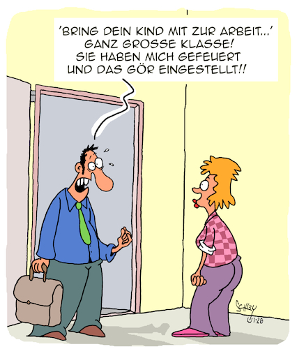 Cartoon: Kluges Kind (medium) by Karsten Schley tagged eltern,kinder,intelligenz,karriere,jobs,wirtschaft,business,mütter,väter,arbeitslosigkeit,gesellschaft,eltern,kinder,intelligenz,karriere,jobs,wirtschaft,business,mütter,väter,arbeitslosigkeit,gesellschaft