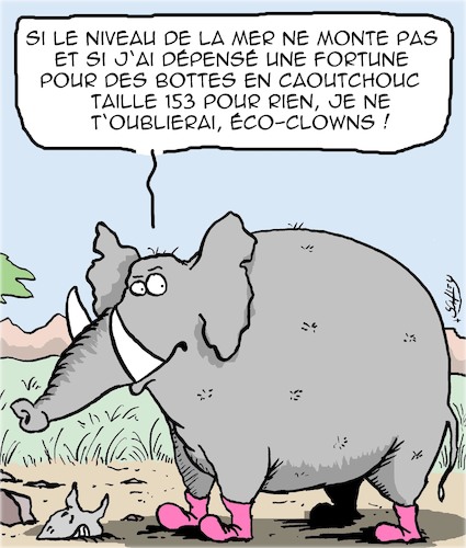 Cartoon: Le Niveau de la Mer (medium) by Karsten Schley tagged mer,environnement,niveau,ecologie,greta,climat,societe,futur,animaux,politique,mer,environnement,niveau,ecologie,greta,climat,societe,futur,animaux,politique