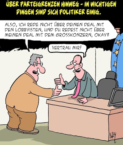 Cartoon: Parteigrenzen (medium) by Karsten Schley tagged politik,politiker,einigkeit,wirtschaft,lobbyisten,konzerne,bestechung,vorteilsnahme,ehrlichkeit,demokratie,gesellschaft,politik,politiker,einigkeit,wirtschaft,lobbyisten,konzerne,bestechung,vorteilsnahme,ehrlichkeit,demokratie,gesellschaft