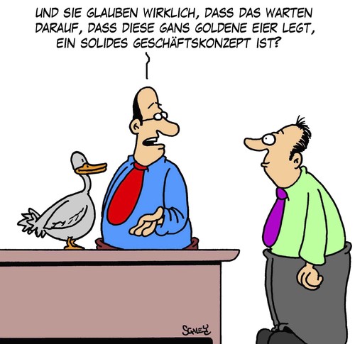 Cartoon: Solide (medium) by Karsten Schley tagged business,geschäftskonzepte,wirtschaft,investments,tiere,gold,business,geschäftskonzepte,wirtschaft,investments,tiere,gold