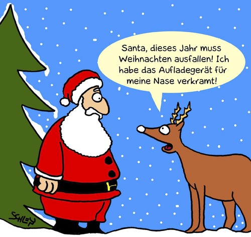 Cartoon: Weihnachten fällt aus!! (medium) by Karsten Schley tagged rudolph,rentiere,weihnachten,feiertage,weihnachtsmann,rudolph,rentiere,weihnachten,feiertage,weihnachtsmann