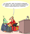Cartoon: Allergie (small) by Karsten Schley tagged allergien,gesundheit,karriere,politik,politiker,gesellschaft,kommunikation,reden,gesetze,sprache,deutschland,europa