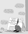 Cartoon: Altersarmut (small) by Karsten Schley tagged alter,rente,armut,altersarmut,gesellschaft,politik,wirtschaft,business,berater,karriere