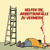 Cartoon: Arbeitssicherheit (small) by Karsten Schley tagged arbeit,arbeitnehmer,arbeitgeber,idustrie,jobs,business,wirtschaft,arbeitssicherheit,arbeitsunfälle,gesundheit,unfälle
